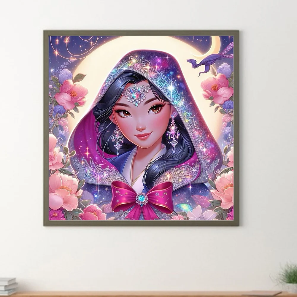 Diamond Painting - Full Round Drill - Princess Mulan(Canvas|40*40cm)