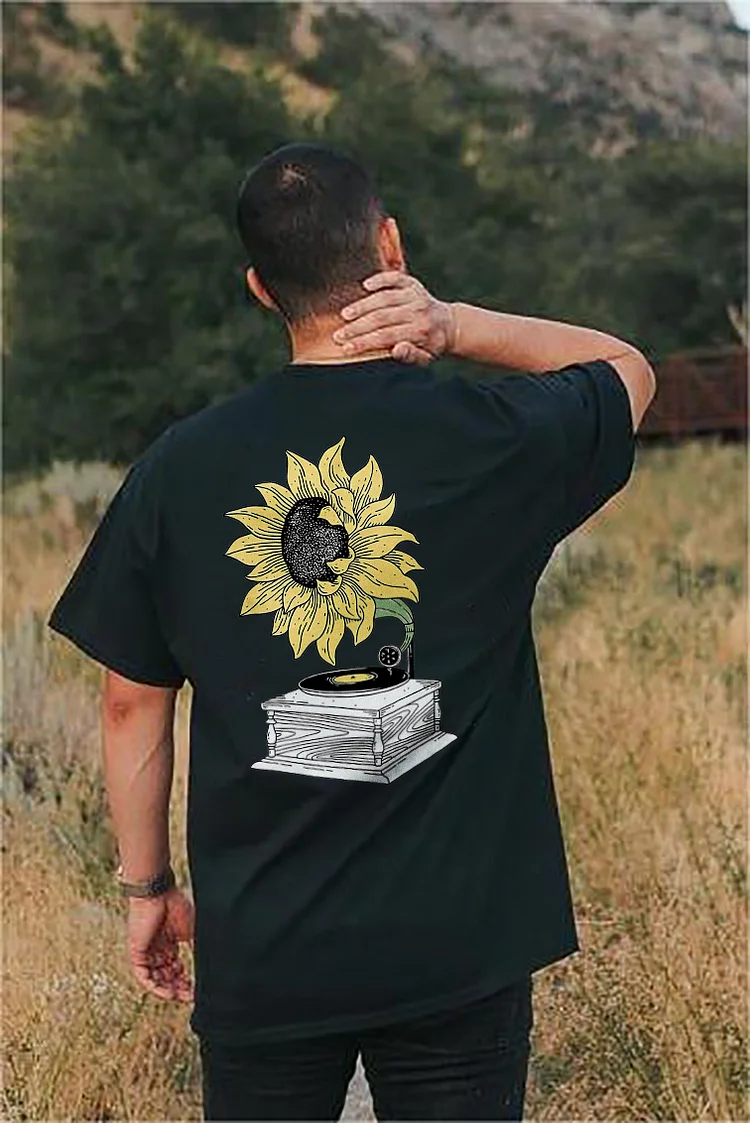 Sunflower Phonograph T-shirt