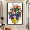 Super Mario-11CT Stamped Cross Stitch 40*60cm(Big Size)