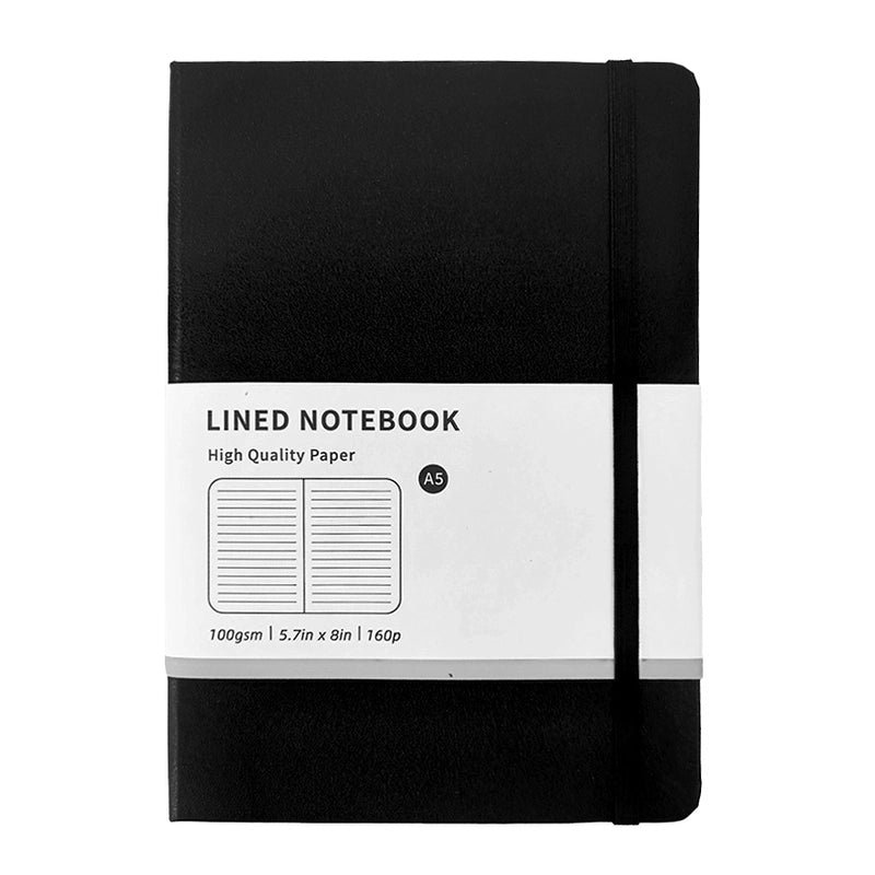 1 Piece Solid Color Learning Paper Preppy Style Notebook