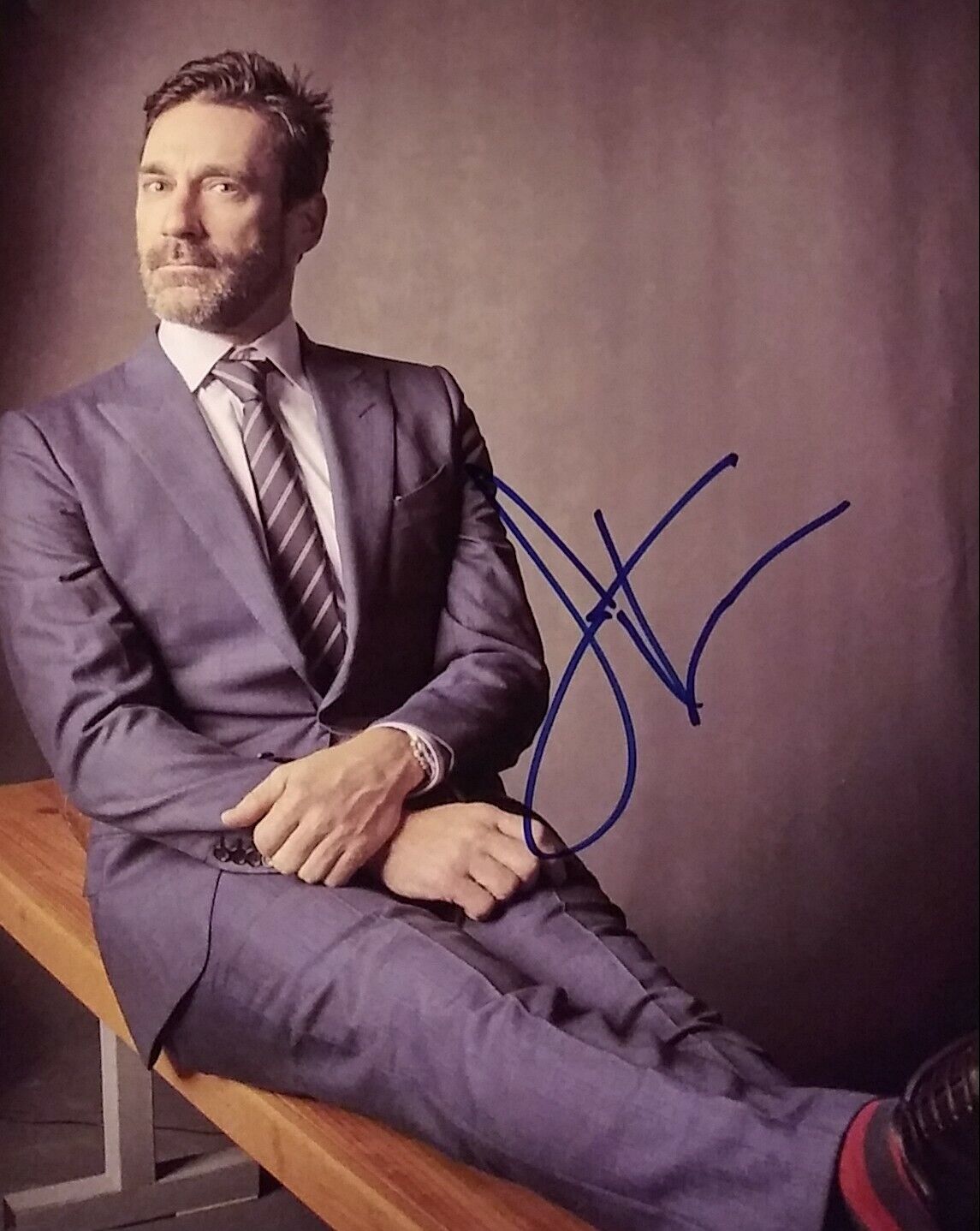 Jon Hamm signed 8 x10