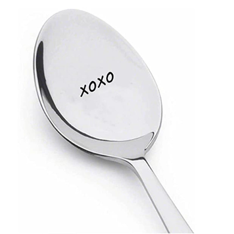 New Valentine’s Day Gift Lettering Stainless Steel Long Handle Spoon