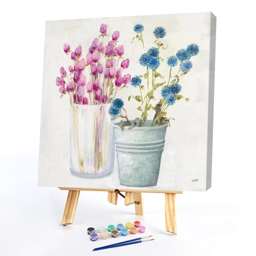 

20*20CM - Paint By Numbers - Iron Bucket, 501 Original