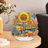  Acrylic Special Shaped Beach House Table Top DIY Diamond Painting Ornament Kit