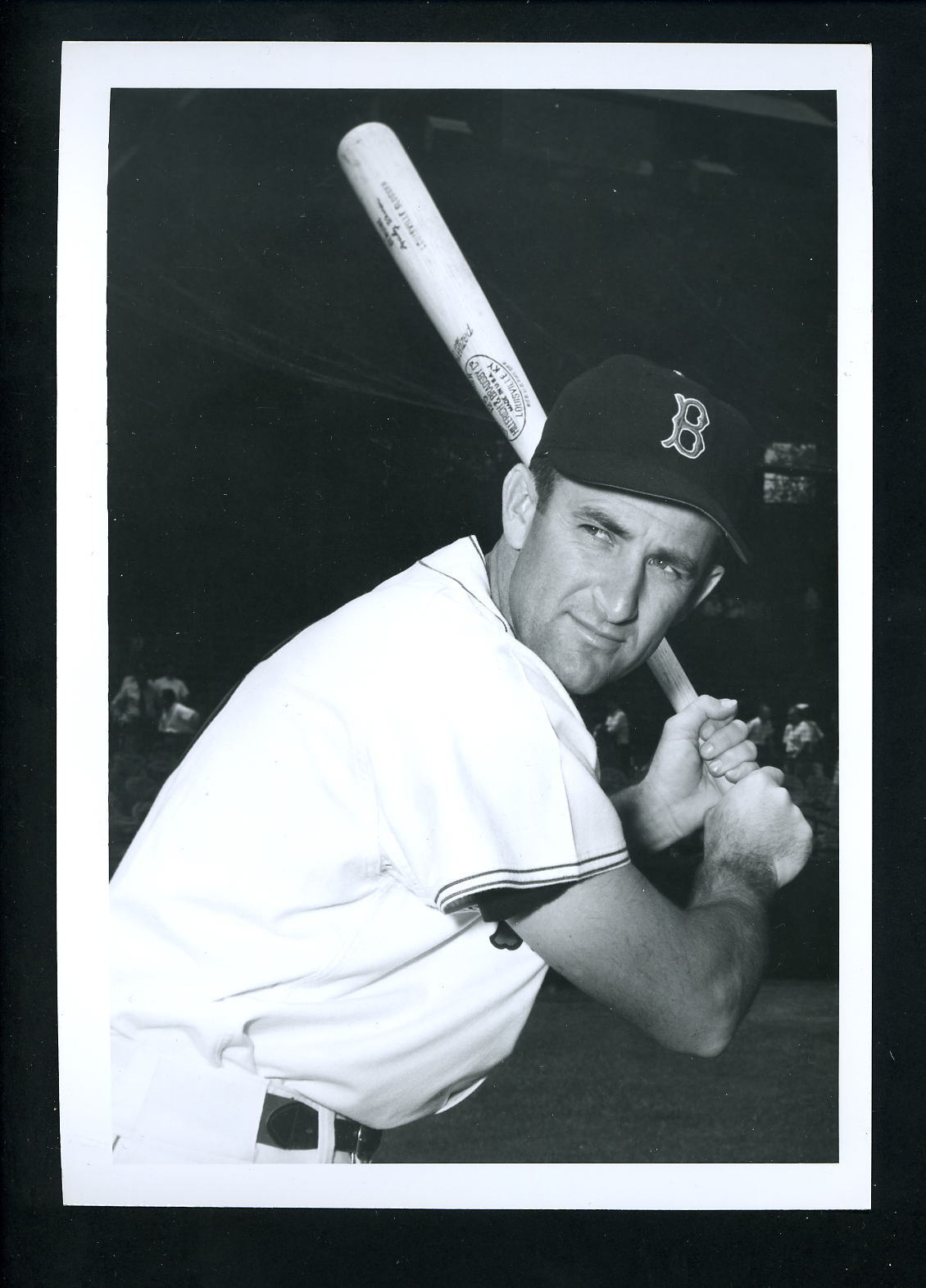 Mickey Vernon circa 1956 Press Original Photo Poster painting by Don Wingfield Boston Red Sox