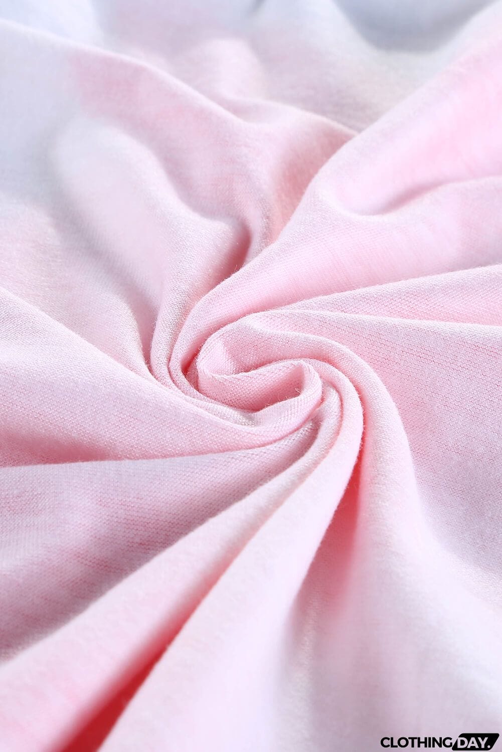 Cute Pink Tie Dye Strappy Crossed Neckline Tank Top