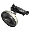 USB Powered Car Fan for Backseat 3 Speeds and 300 Degree Adjustable Vehicle Rear Headrest Fan for Universal Cars SUV Sedan Trucks