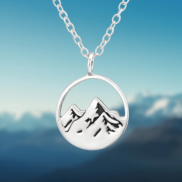 Hiking Mountain Necklace