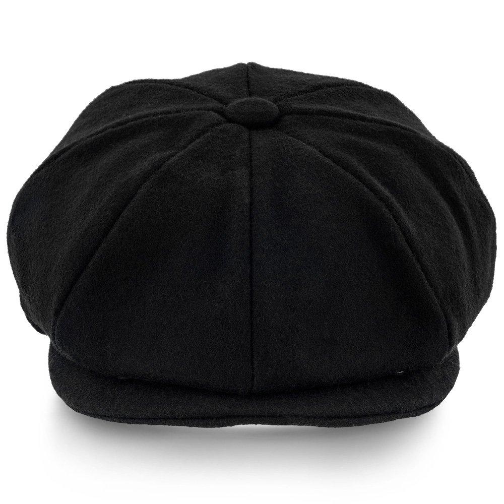 5 Colors - Shelby - Walrus Hat Wool Blend 8 Panel Newsboy Cap