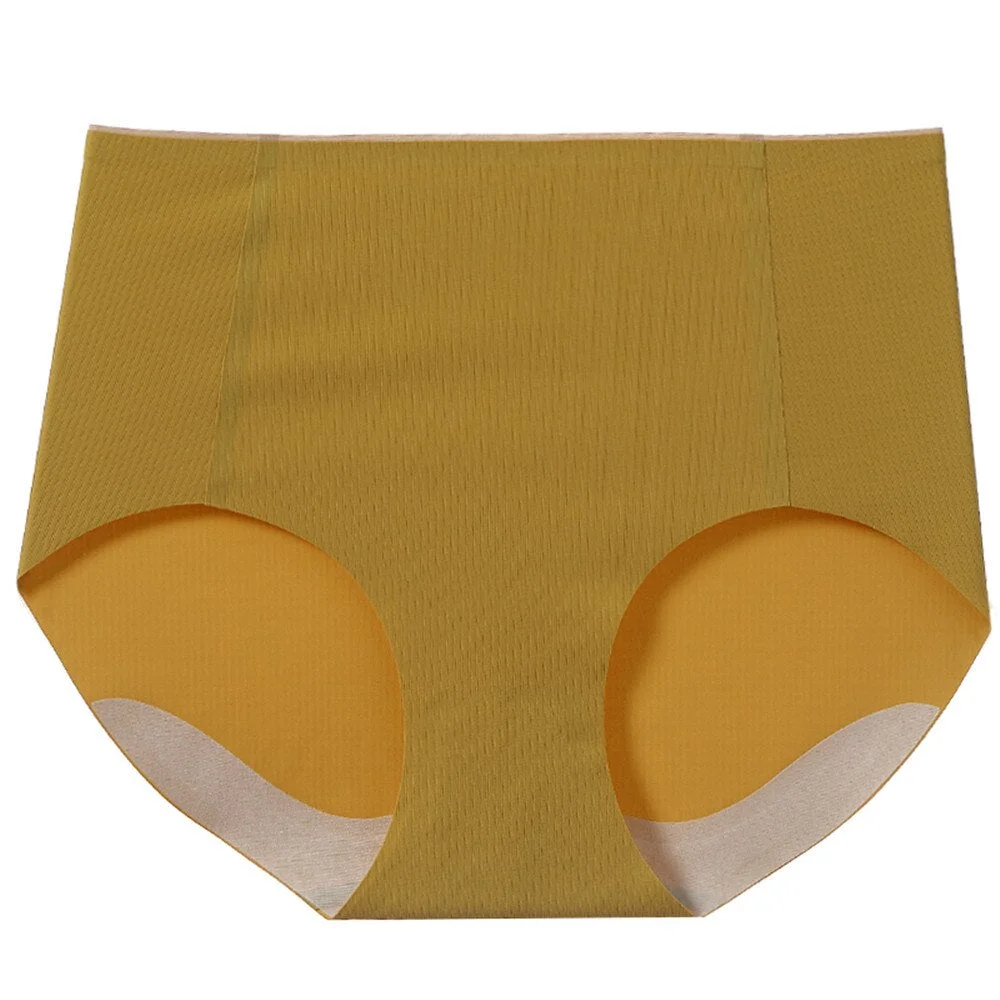 New Seamless Panties for Women High Waist Sexy Lingerie Women's Underwear Invisible Briefs Soft Solid Color Underpants Plus Size