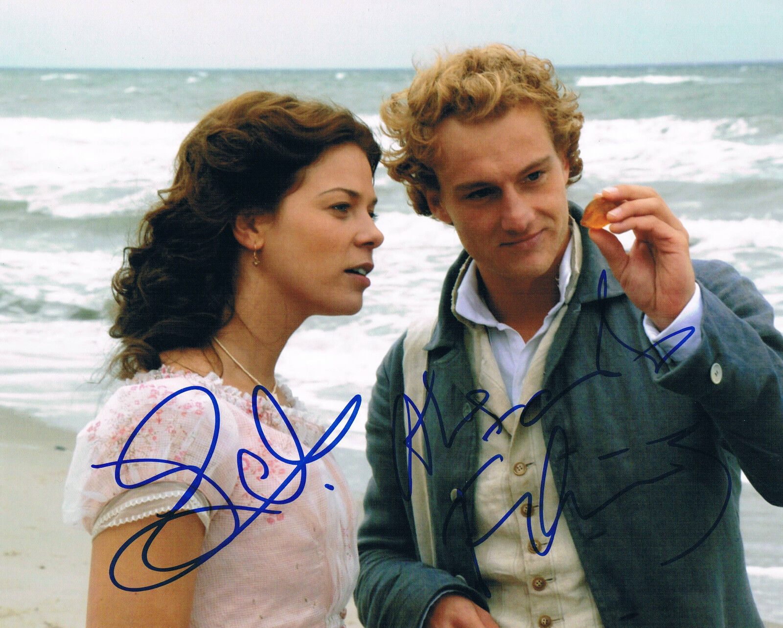 Romy - Jessica Schwarz & Alexander Fehling signed Photo Poster painting, 8x10 inch IN PERSON
