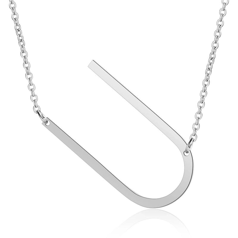 Stainless Steel Fashion Polishing Letter Necklace