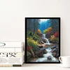 (5 Sizes) Forest River-Full Square Diamond Painting