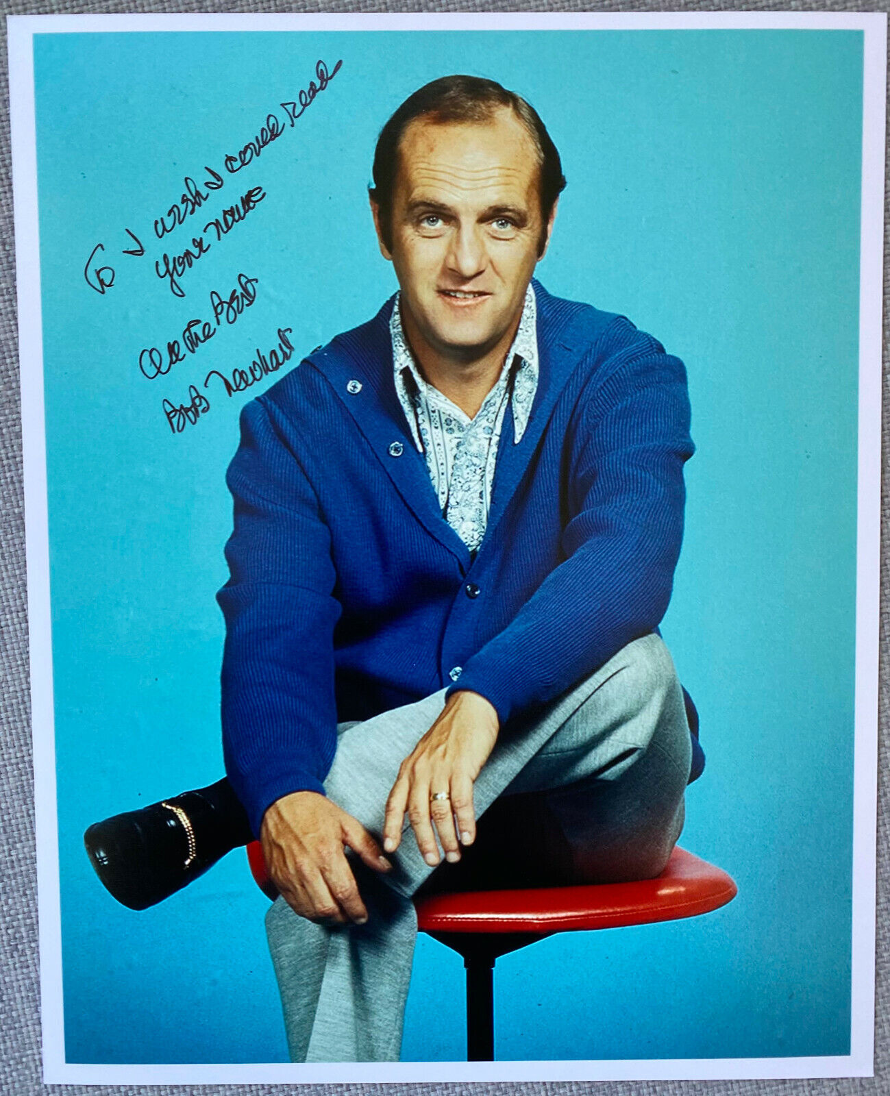 Comedian Bob Newhart Signed In-Person 8x10 Color Photo Poster painting - Authentic, Legend