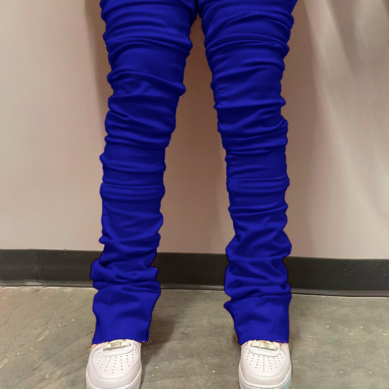 Hip-hop trendy brand pile pants jeans