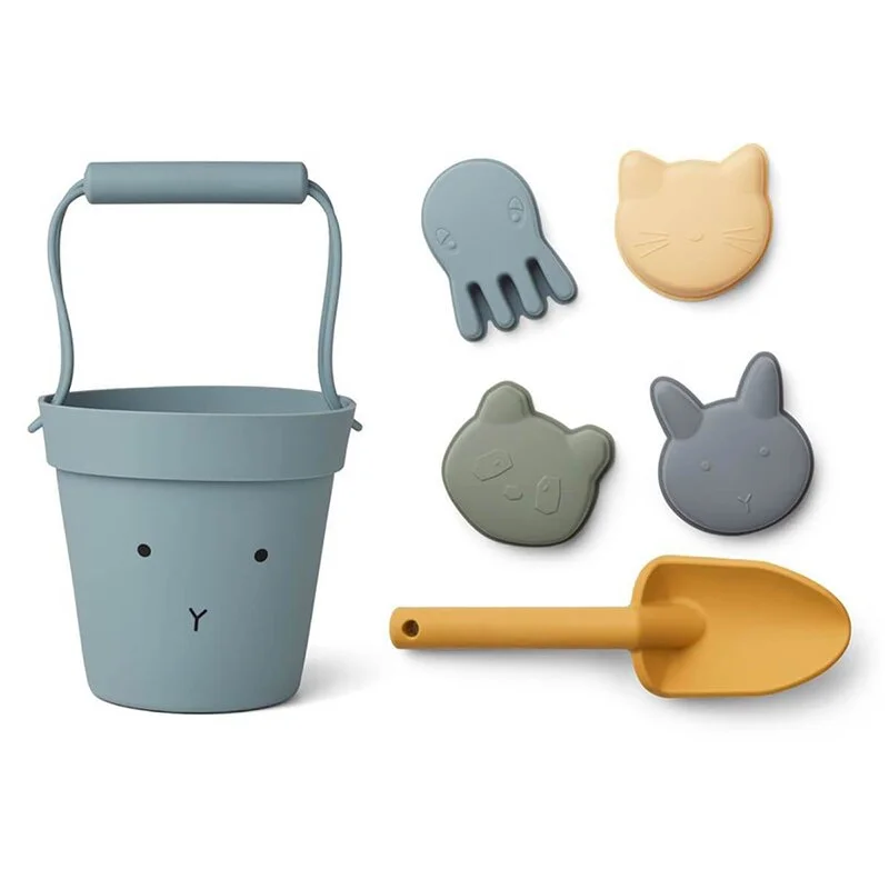 6pcs Kit Baby Summer Digging Hand Tool With Shovel Water Game Play Outdoor Toy Set Sandbox For Boys Girls Children Beach Toys