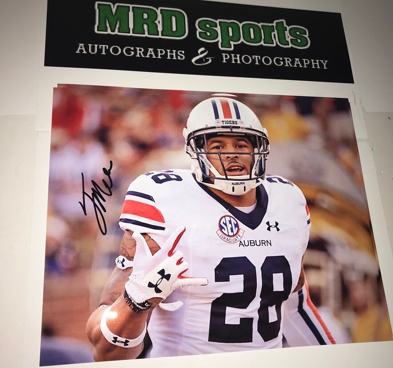 Tray Matthews Auburn Tigers hand signed autographed 8x10 football Photo Poster painting C