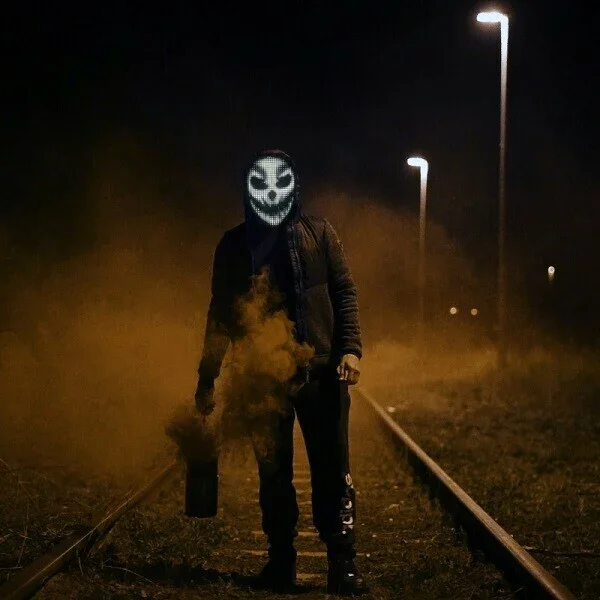 👹FACE TRANSFORMING LED MASK - APP CONTROLLED - RECHARGEABLE（🔥FREE SHIPPING)