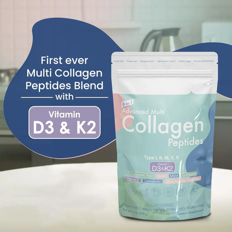 Bazeec™ 8-in-1 Advanced Multi Collagen Peptides Powder