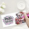 (US Local)6PCS Bear DIY Diamond Art Greeting Cards Congratulations Cards & Gifts