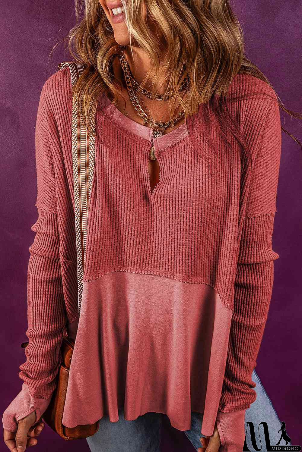 MidiSono - Effortless and Classy winter Blouse