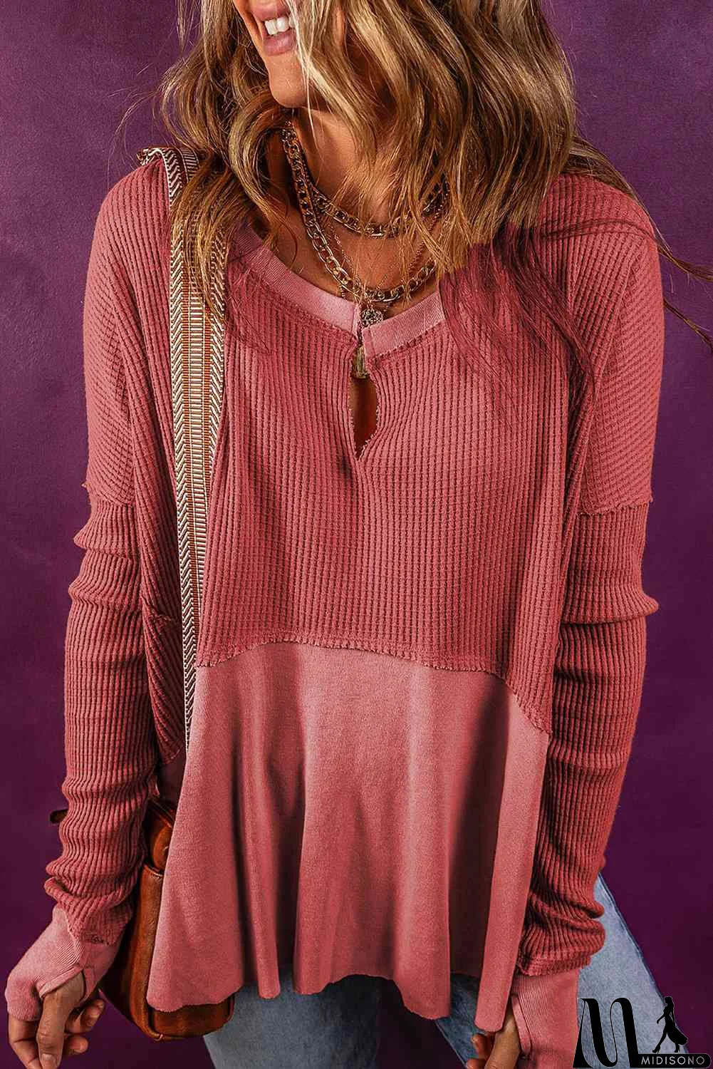 MidiSono - Effortless and Classy winter Blouse