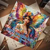4 Pcs Butterfly Fairy Coloring Book Set Mindfulness Art Books for Adults 