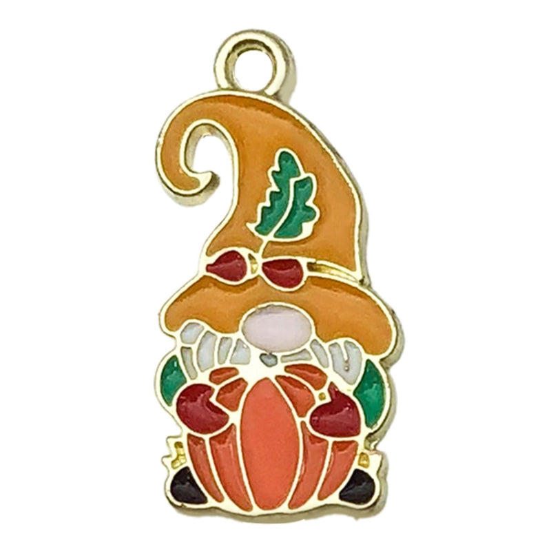 20 PCS/Package 19x18mm 19x22mm 23x14mm Alloy Animal Pumpkin Mushroom Pendant Jewelry Accessories