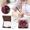 Wooden DIY Tulip Bouquet Diamond Painting Kit Note Box with 160 Papers Gifts
