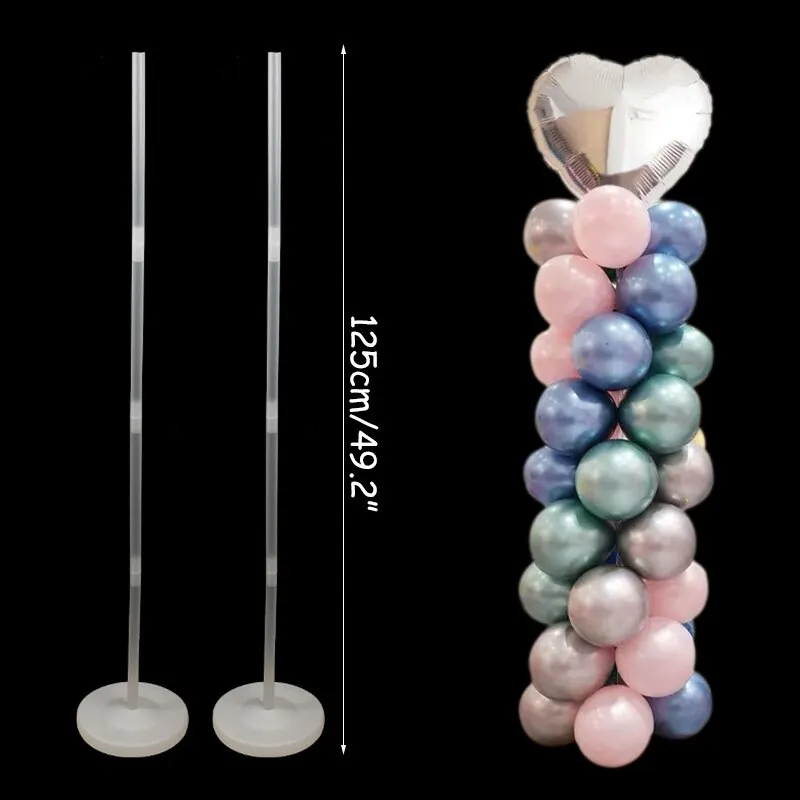 7Tubes Balloons Stand Balloon Holder Column Confetti Balloon Baby Shower Kids Birthday Party Wedding Decoration Supplies