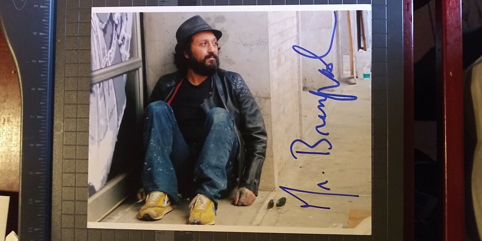 Mr. Brainwash signed 8x10