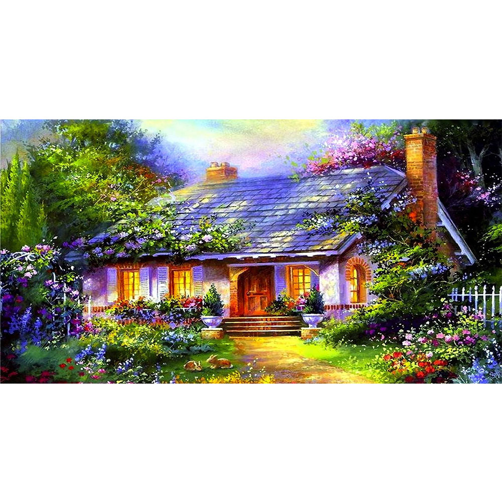 

Forest House - Round Drill Diamond Painting - 85*45CM (Big Size), 501 Original