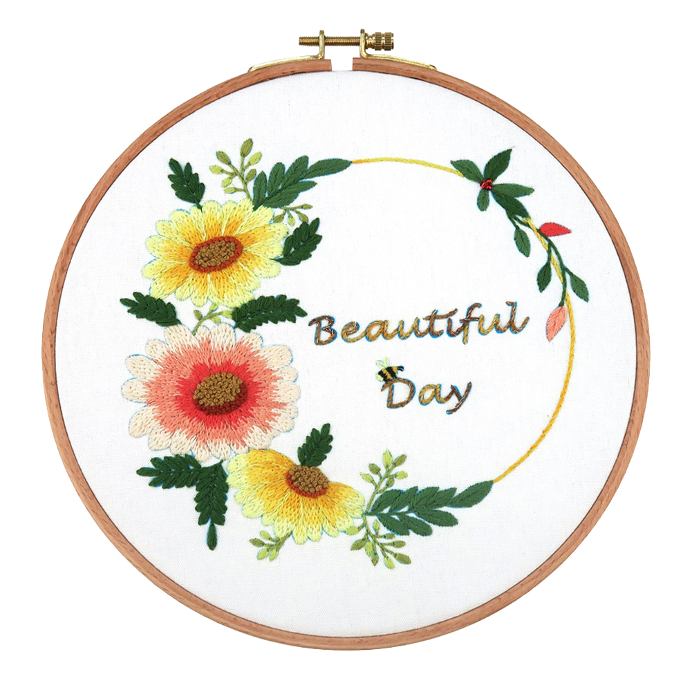 

Flower Letters - Embroidery - Cross Stitch, 501 Original