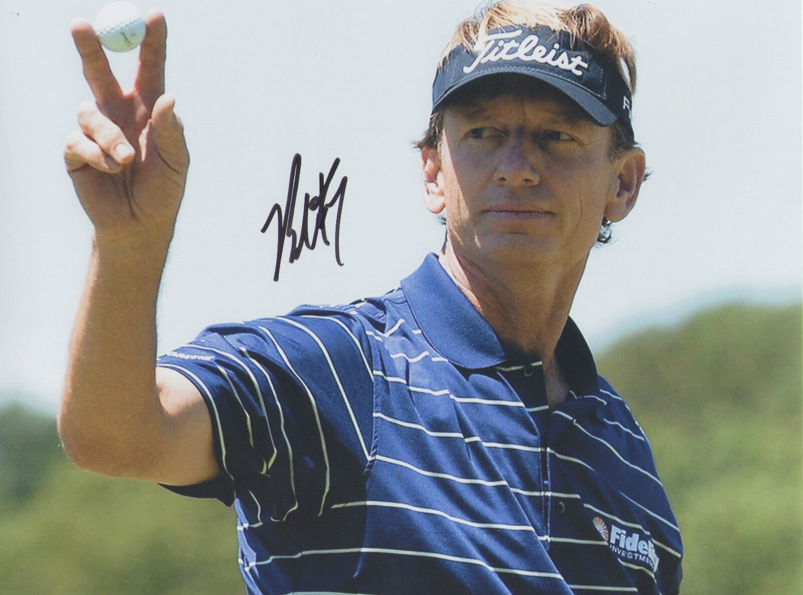 Brad Faxon *PGA Champion* Signed Autograph 8x10 Photo Poster painting B1 COA GFA