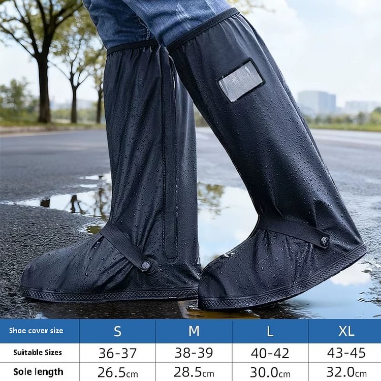High Tube Non-Slip Rain Overshoes