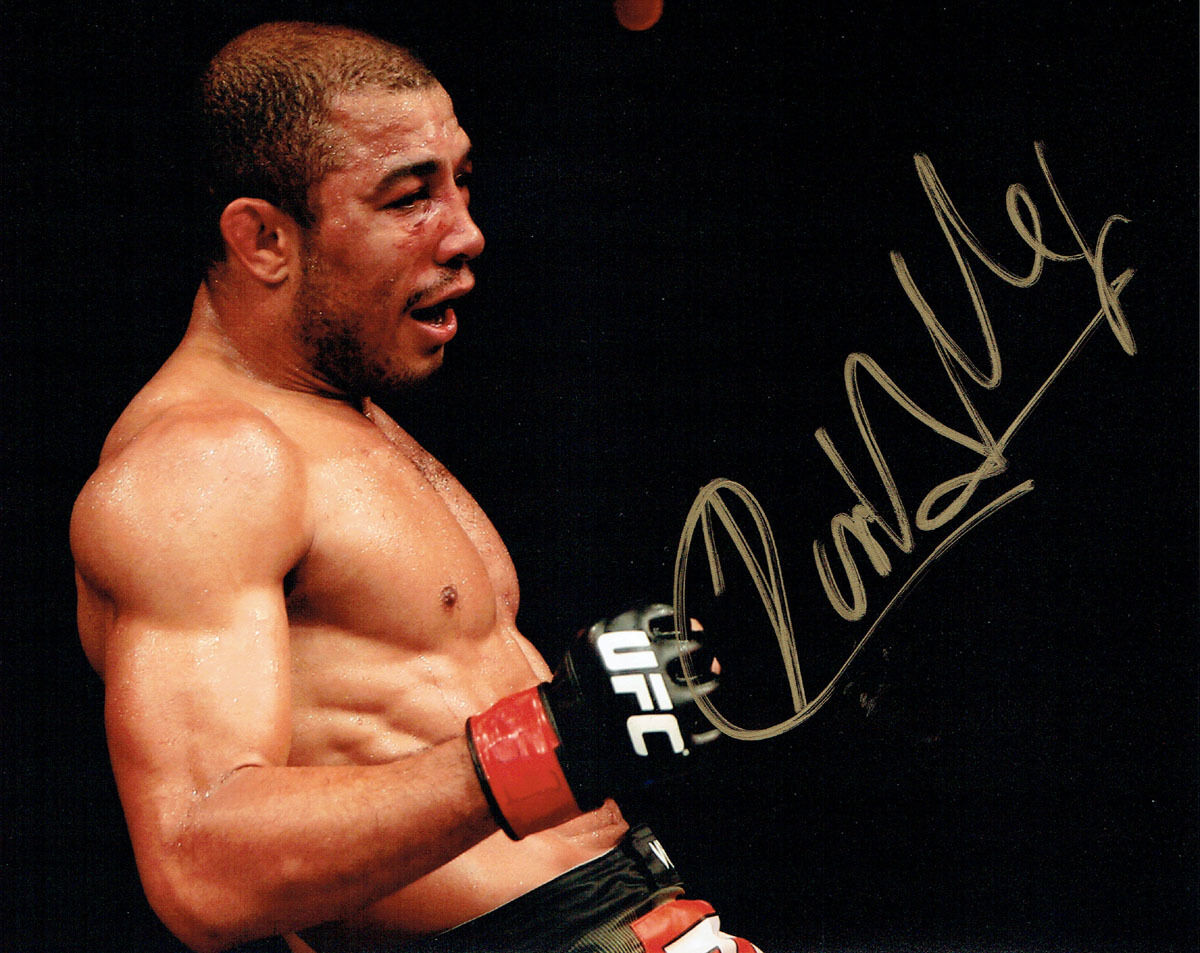 Jose ALDO Signed 10x8 Autograph Photo Poster painting AFTAL COA MMA UFC Ultimate Fighter