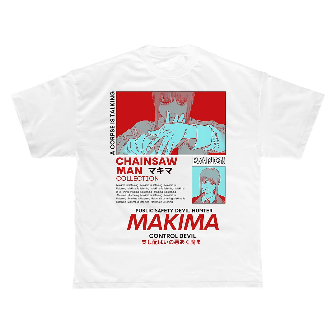Chainsaw Man Puppet Master Of Doom Printed Men's T-shirt
