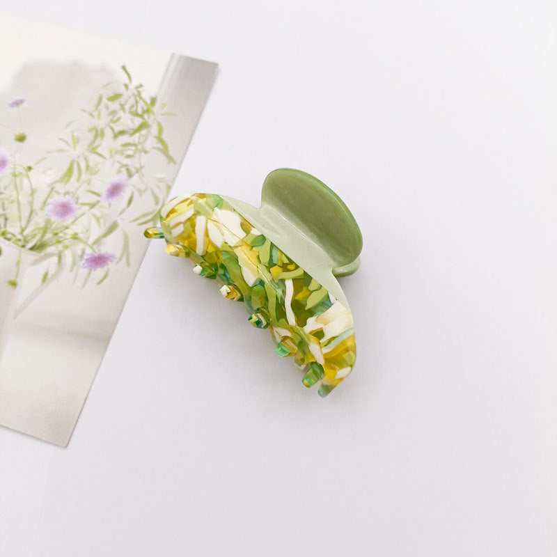 Retro Green Hair Clip