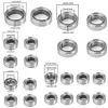 22 Pcs Steel Sealed Bearing Kit for TRX4-M Bronco Defender 1/18 RC Crawler