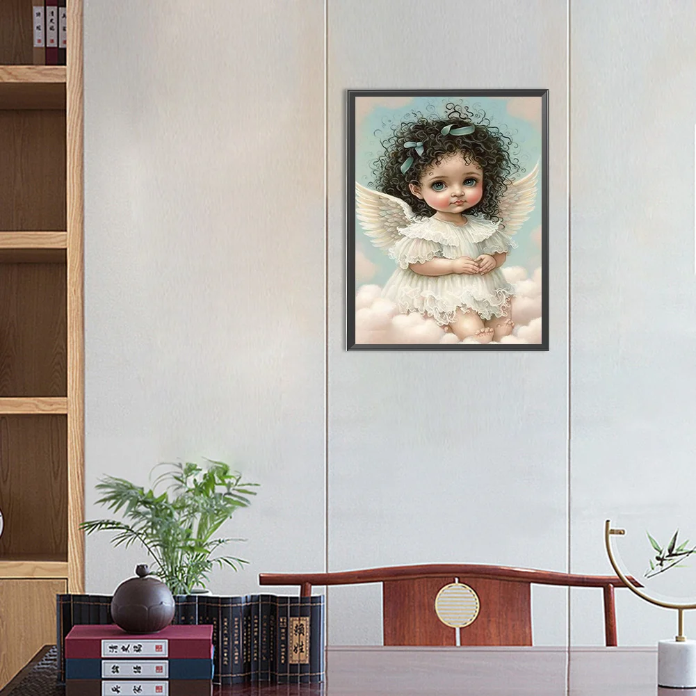 Diamond Painting - Full Round Drill - Angel Child(Canvas|30*40cm)