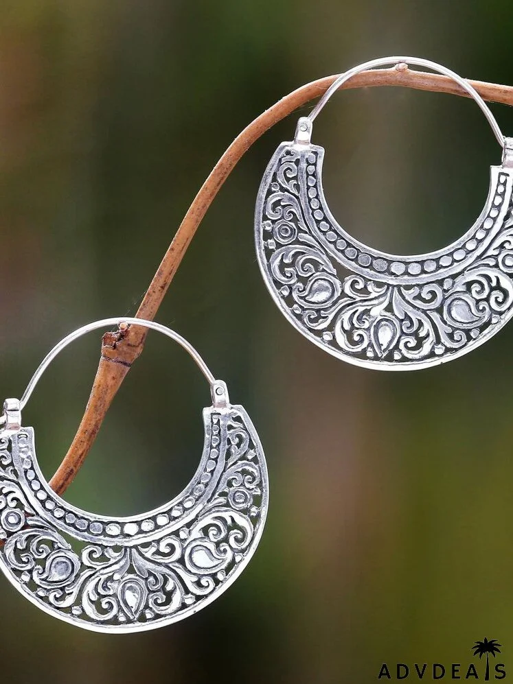 Hollow Out Hoop Earrings