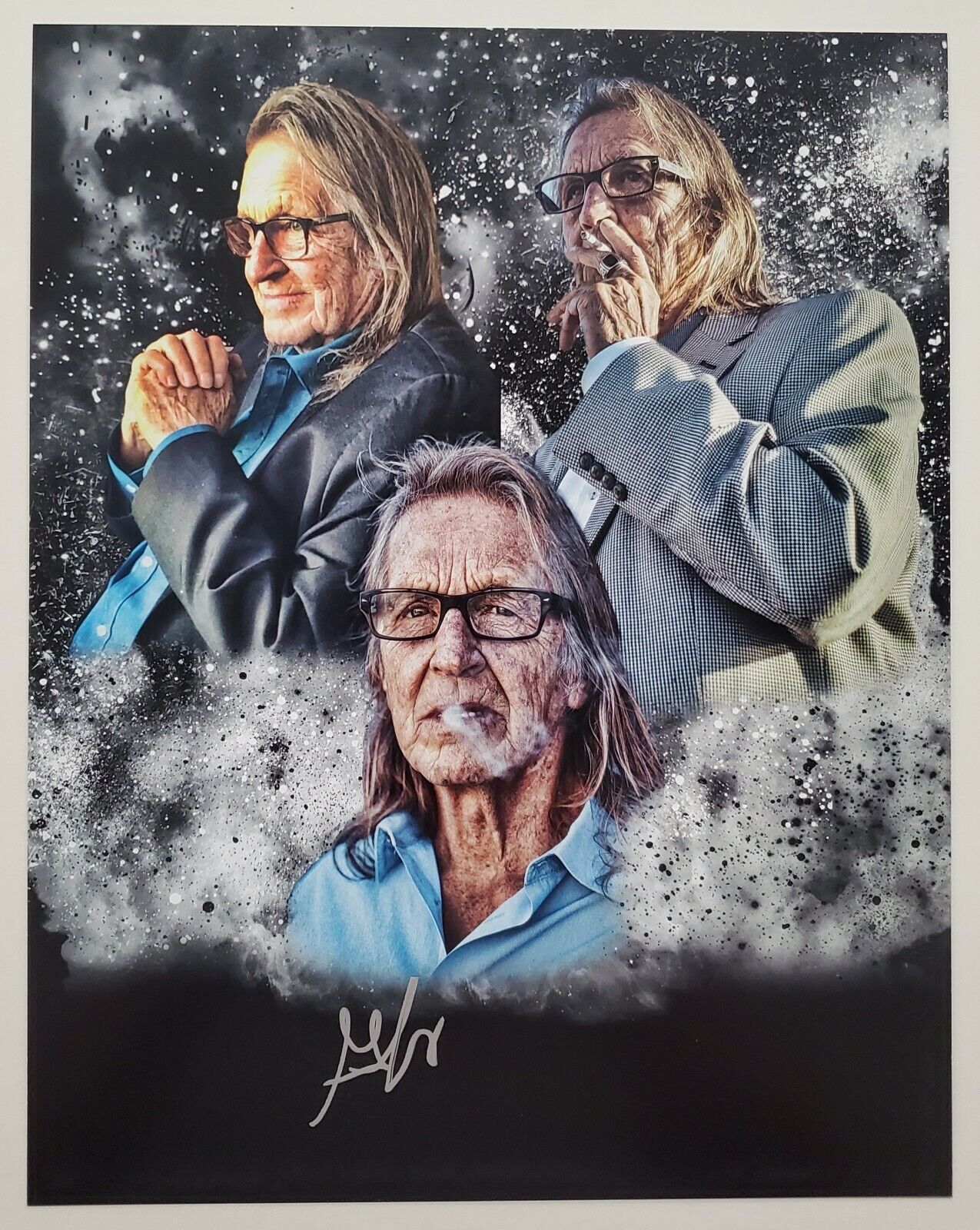 George Jung Signed 11x14 Photo Poster painting Blow Famous Drug Smuggler Boston LEGEND RAD