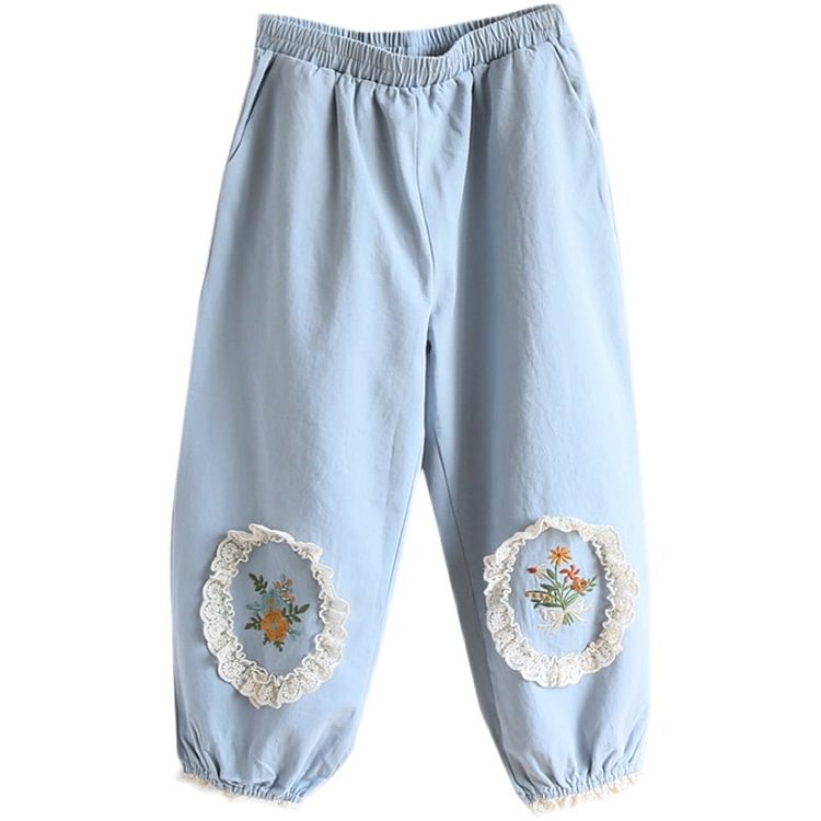 Queenfunky cottagecore style Cute Vintage Bloomers QueenFunky