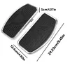 Motorcycle Front Rider Floorboards Front Footboard Pedals Front Foot Rest Pedal