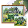 Scenery Full 11CT DIY Stamped Cross Stitch Kits 50x40cm Embroidery Needlepoint Starter Kits for Beginners Adults Home Decor