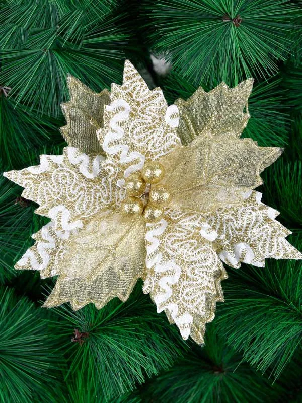 DIY Christmas Decoration Flower Simulation Flower Christmas Tree Ornament