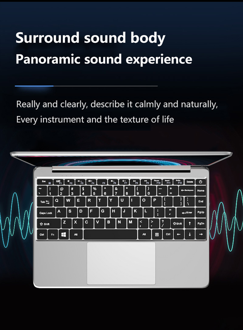 KUU Kbook pro 14.1 inch laptop Intel Celeron N3450 CPU 8GB+256GB Office laptop 11