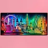 City - Round Drill Diamond Painting - 100*50CM - Large Size