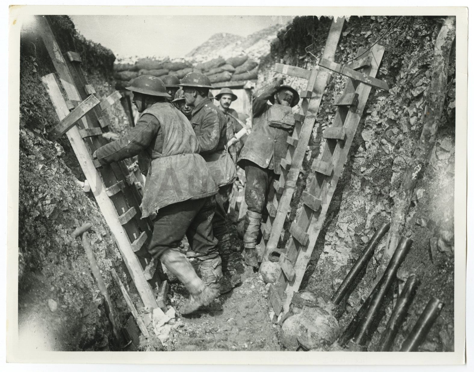 World War I - Vintage 8x10 Publication Photo Poster paintinggraph - Battle of Arras