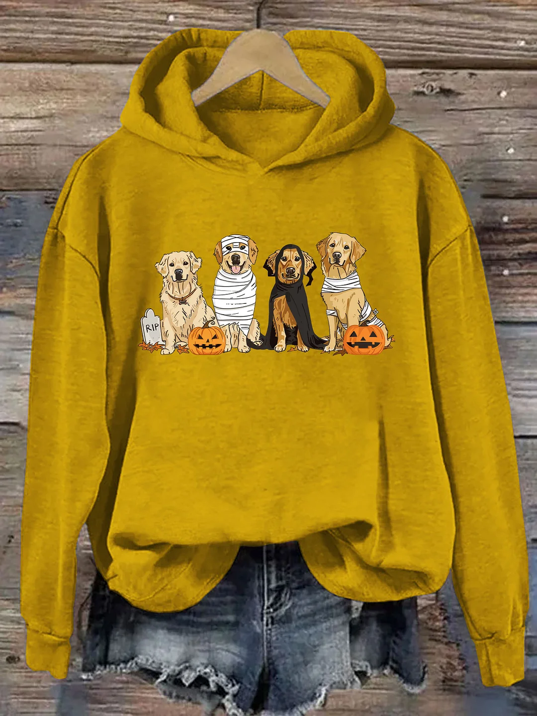 Golden Retriever Ghost Dogs Hoodie